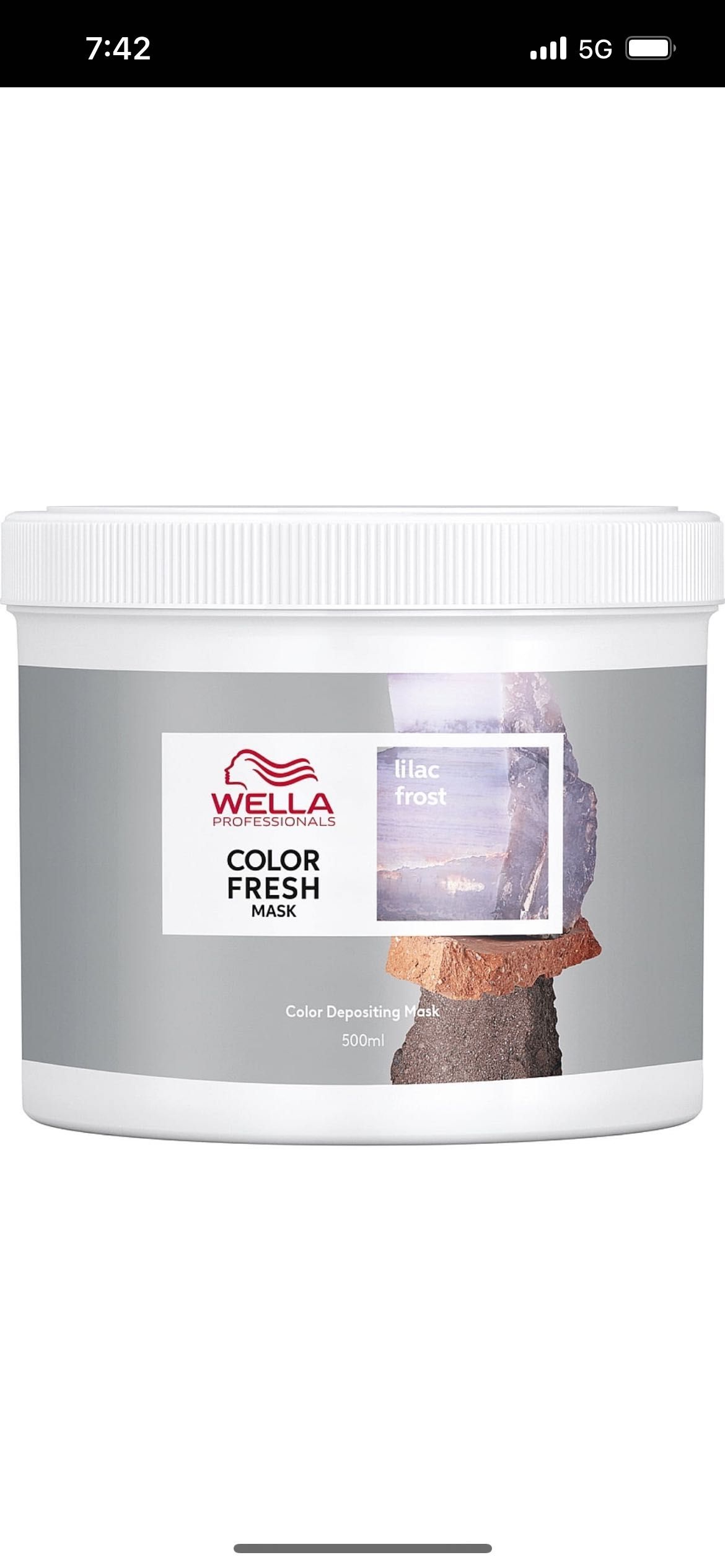 Тонираща маска за коса Wella цвят Lilac frost