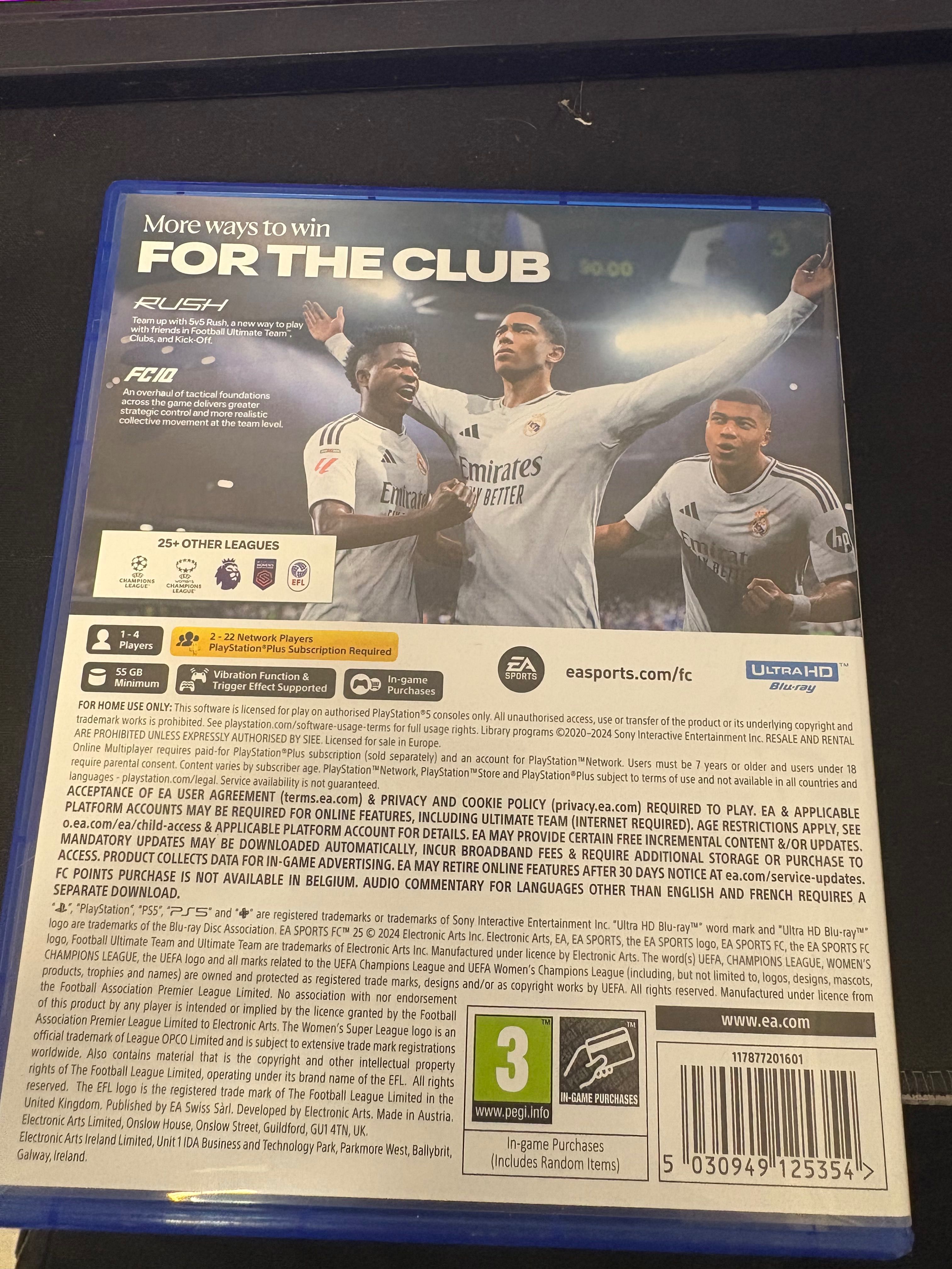 FC25 за плейстейшън 5