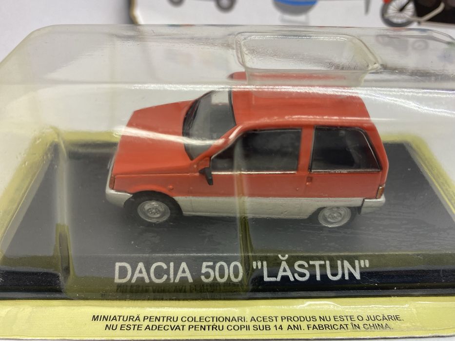 DACIA 500 LASTUN machetă auto scara 1:43(7cm) Deagostini Legenda