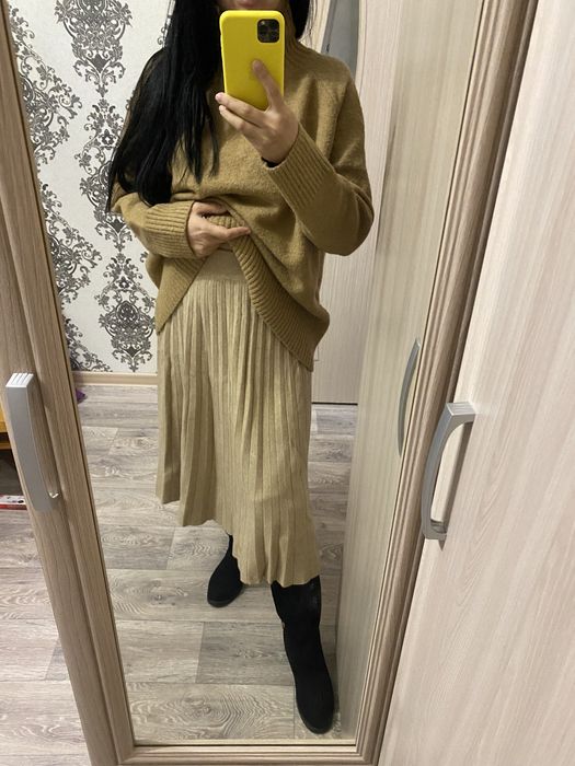 Новая юбка теплая