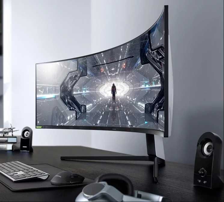 Монитор Samsung Odyssey G9 49", VA QLED, 240 Hz, 1ms, (5120x1440)