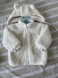 Bluza cu caciula bebe