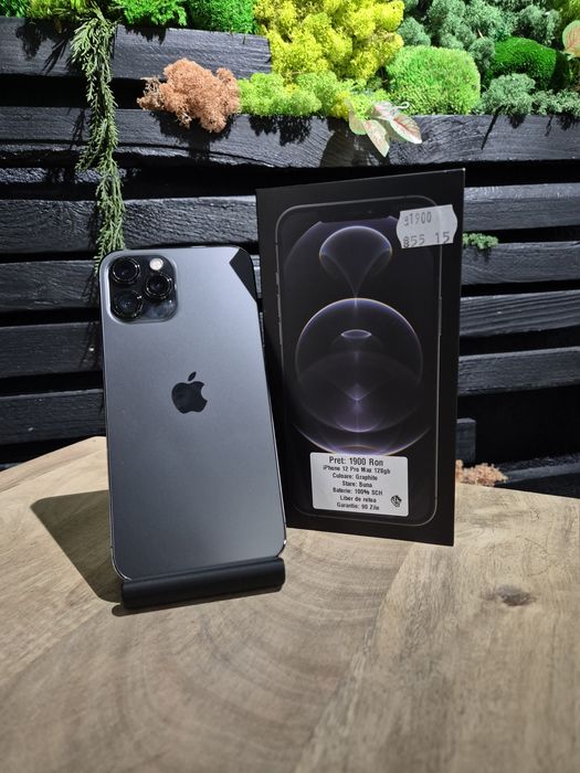 iPhone 12 Pro Max 128gb Graphite Neverlocked Baterie 100%/Garantie