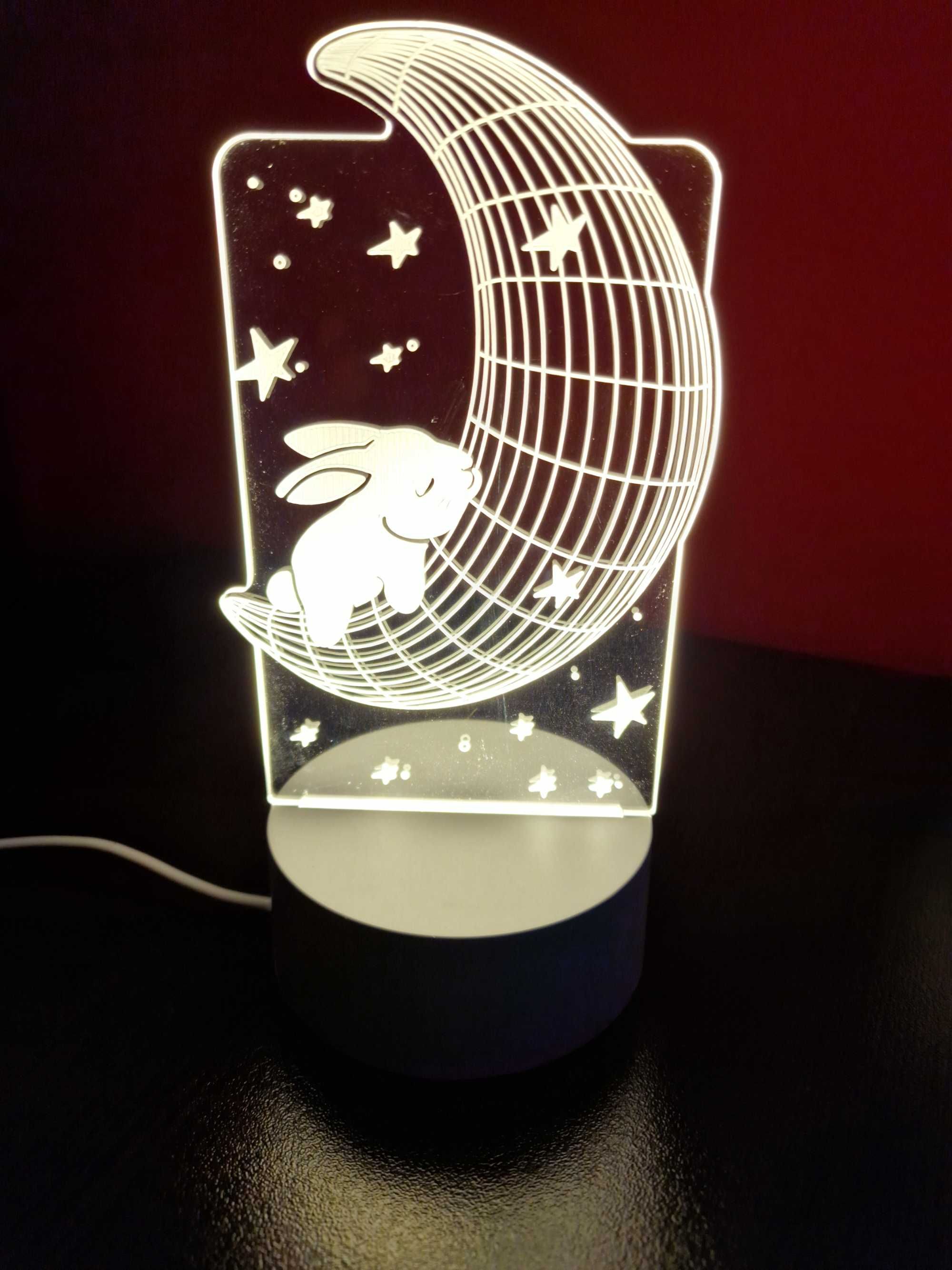 Lampi de veghe 3d led light,diverse modele pentru Dragobete.