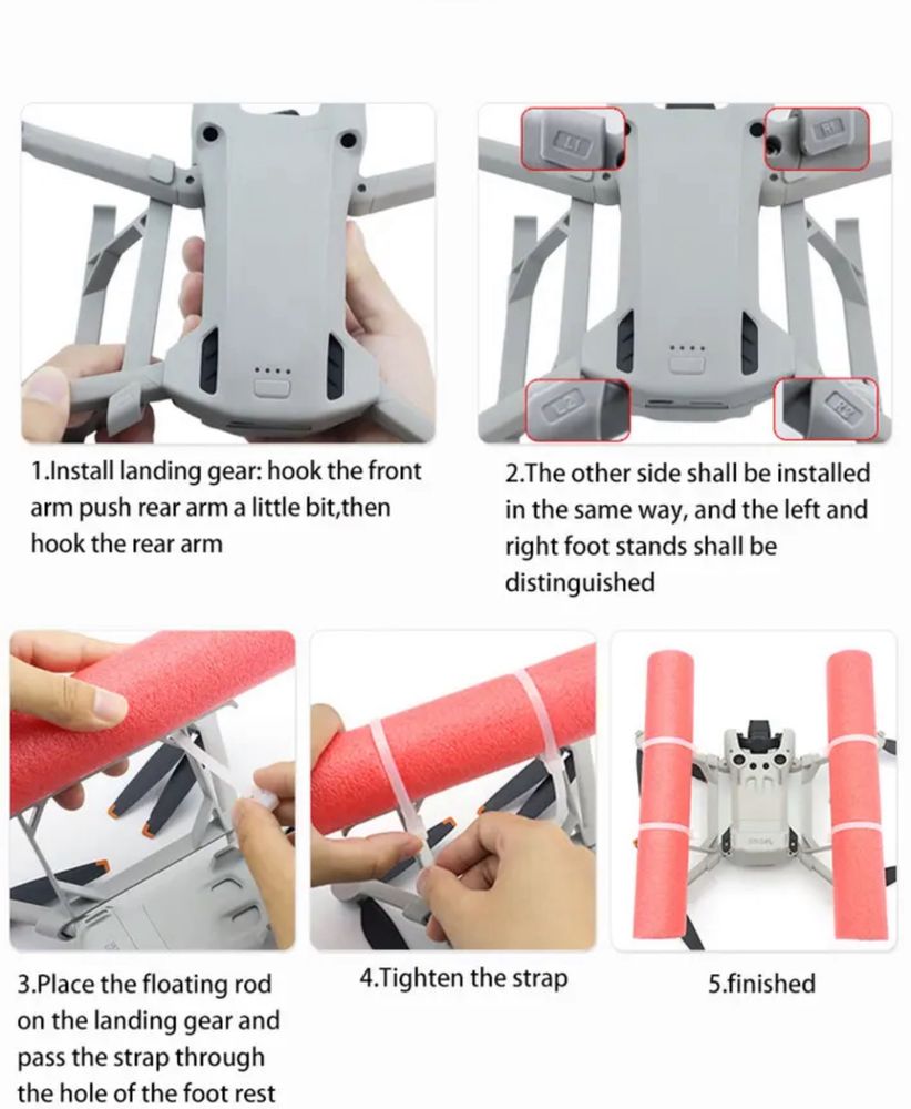 DJI Mini 4 Pro/Mini 3 Pro aterizare apa , stabilitate marita