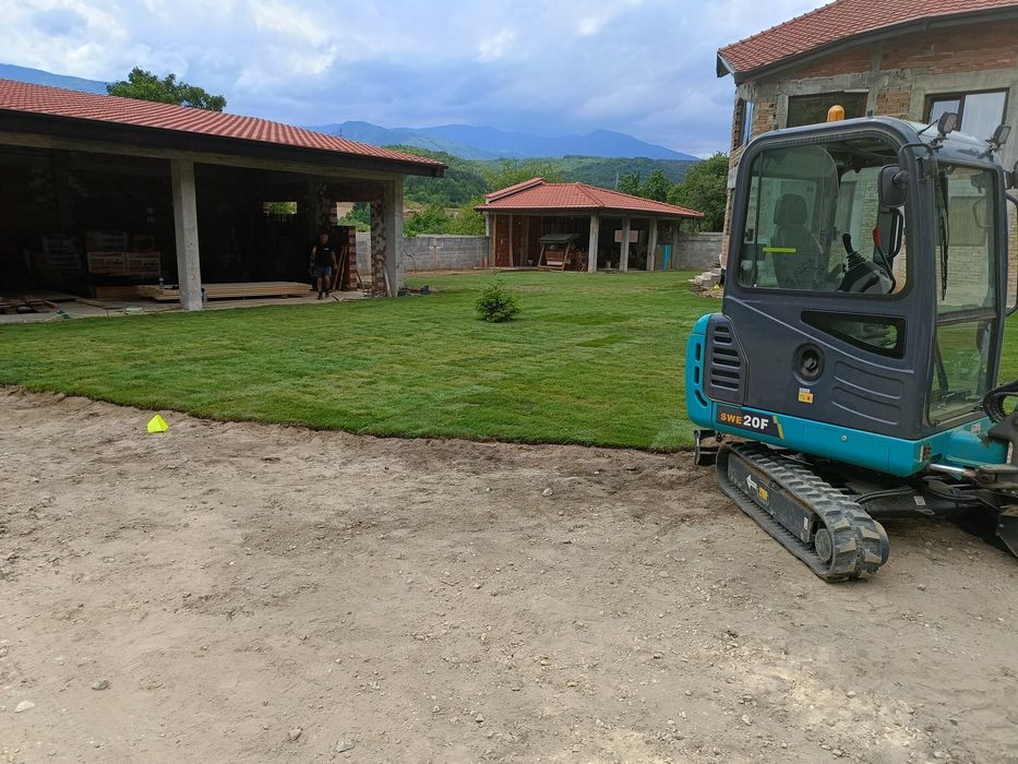 Услуги с мини багер