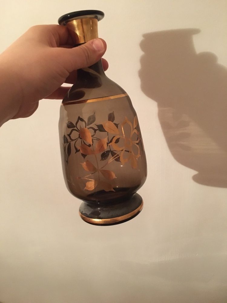 Vaza pentru flori de colectie din sticla model superb arta