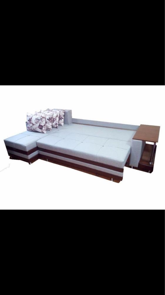 Угловой диван со столико Мягкий мебель новый диван качество гарнтия