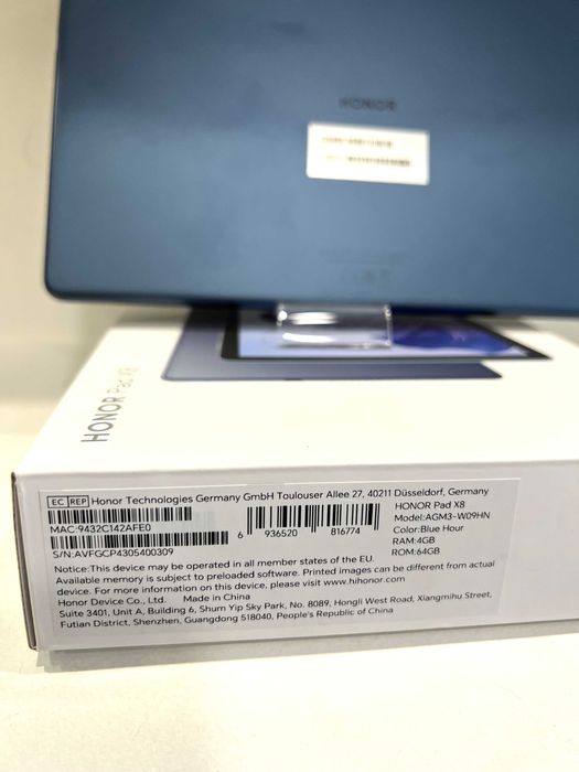 Tabletă Honor Pad X8, 64GB/4GB RAM, Wi-Fi, Nouă!