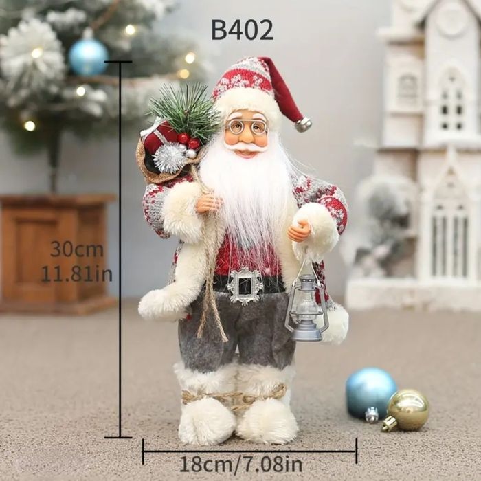 Figurină Mos Crăciun/Mos Nicolae 30 cm