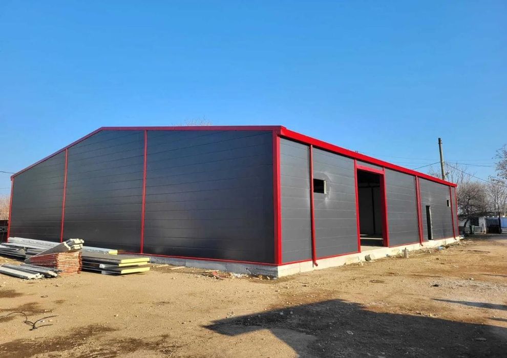 Vând hala metalica 12x50