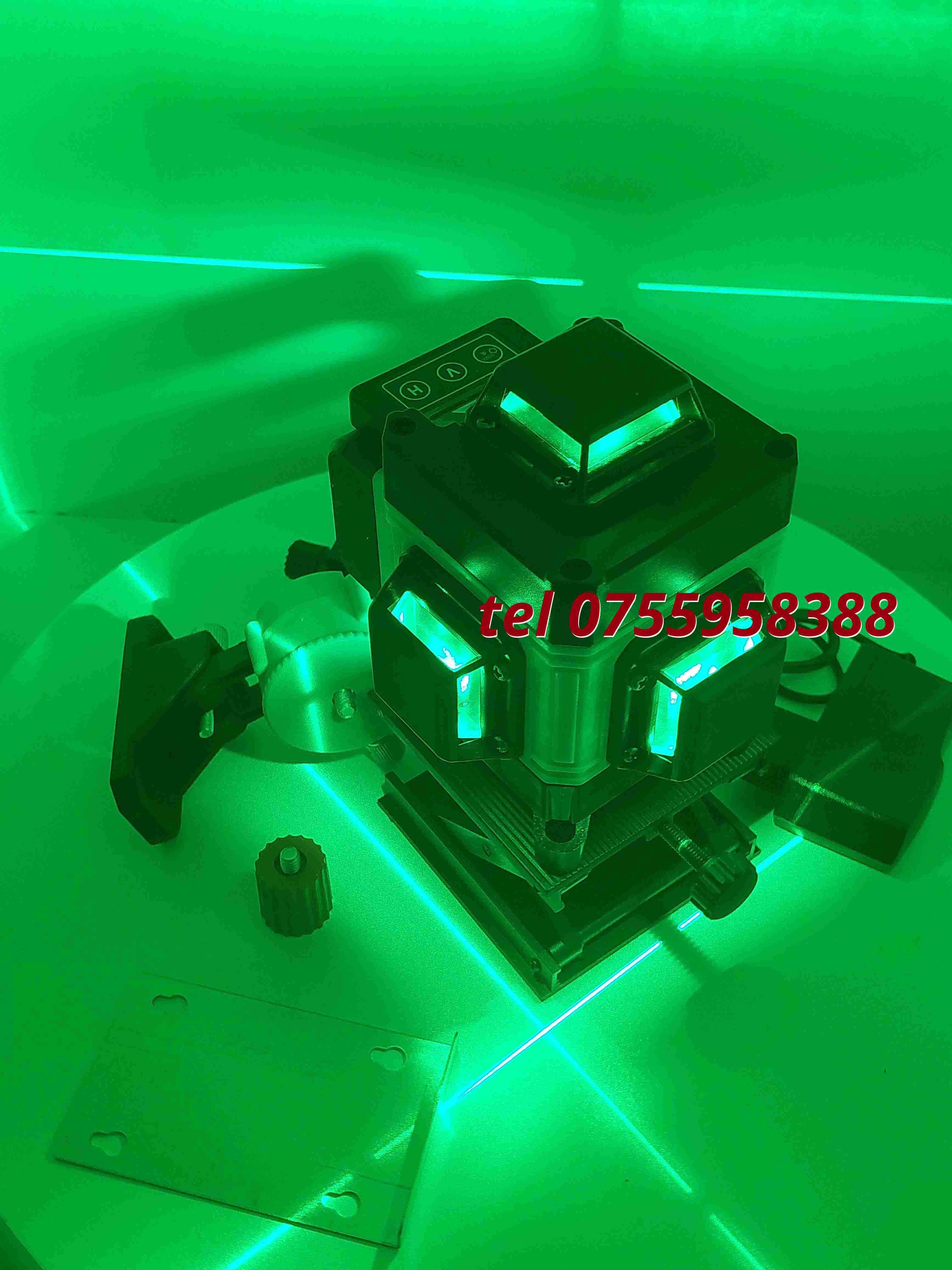 Superoferta  Nivela Laser Verde Kamoon 16 Lini 4d 30m Cu Detector Mi