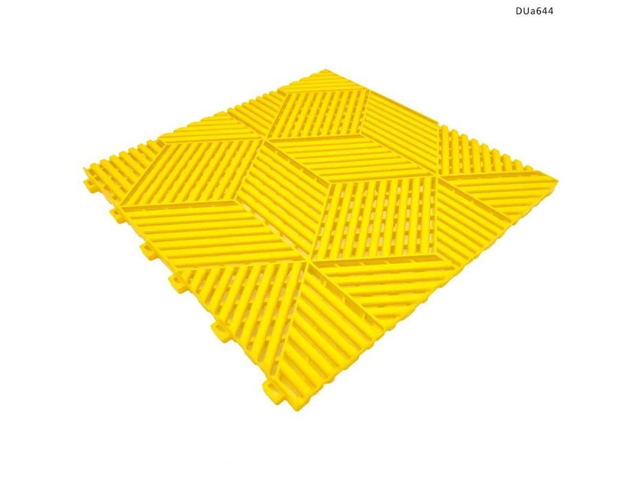 Pardoseala modulara, gresie, design 3D Galben 30x30