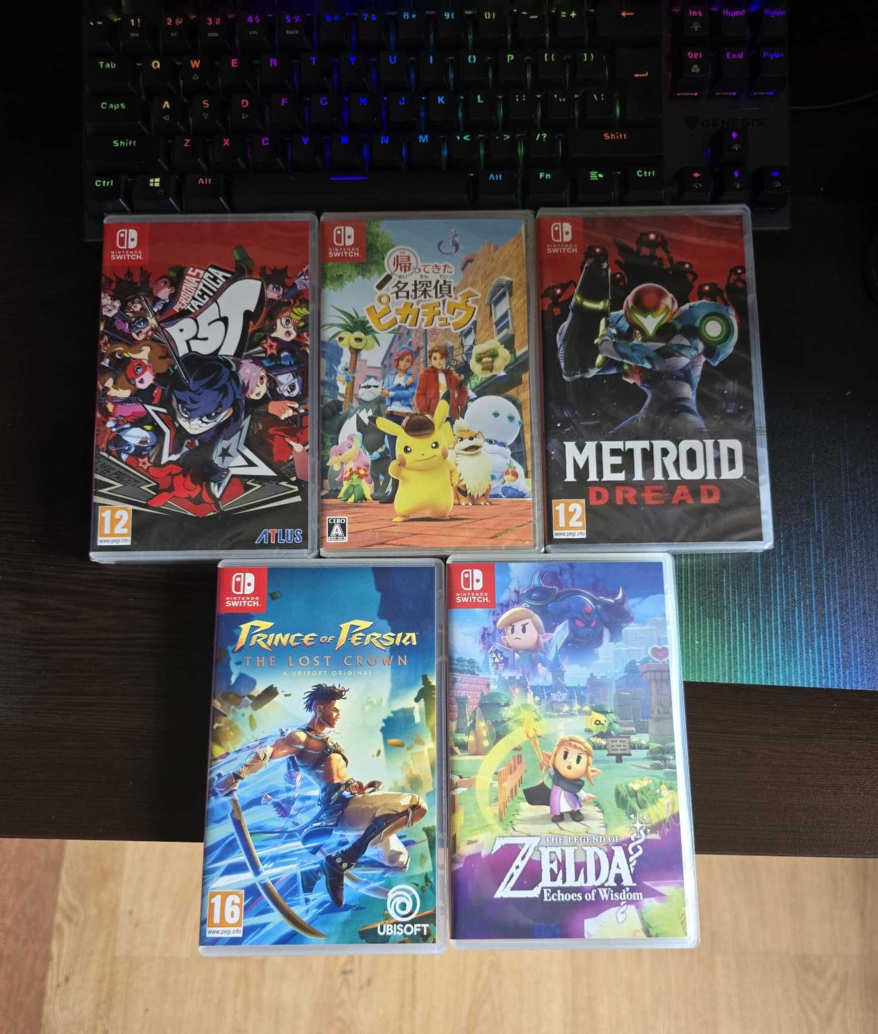Nintendo switch игри pokemon, metroid, zelda