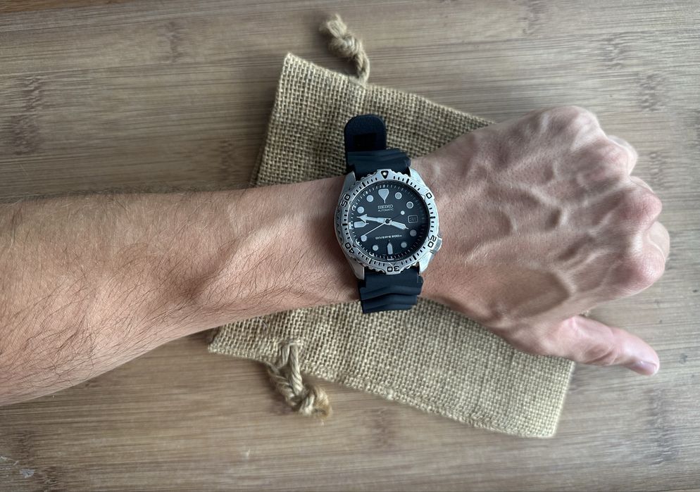 Ceas Seiko Skx 171 automatic Scuba curea de silicon
