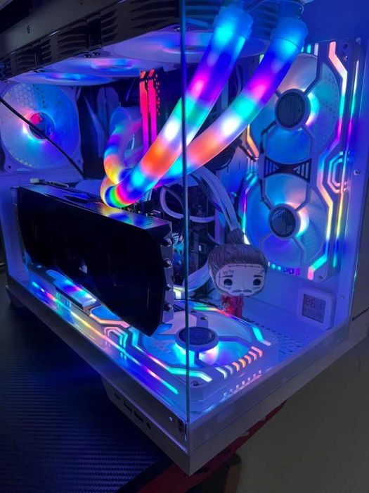 AsiaHorse Ventilator carcasă PC 2 în 1,ARGB 2x120 mm 48 LED adresabile
