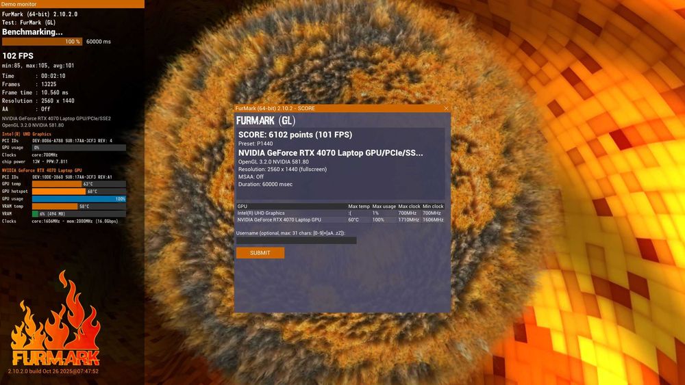 Лаптоп Lenovo Legion Pro 5 с i9-14900HX, 32 GB, RTX 4070, 240 Hz, 2 TB