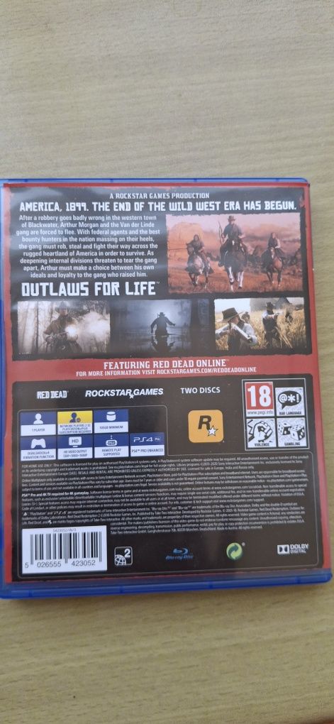 PS4 Red Dead Redemption  2