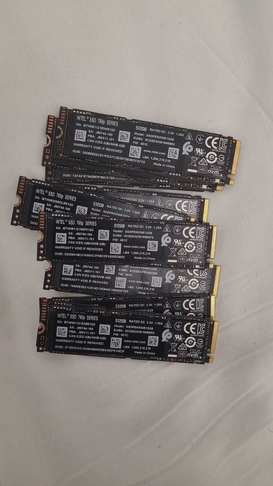 Solid-State Drive 512 gb  (SSD) Intel 760p Series, 512 gb  , PCIe 3.0