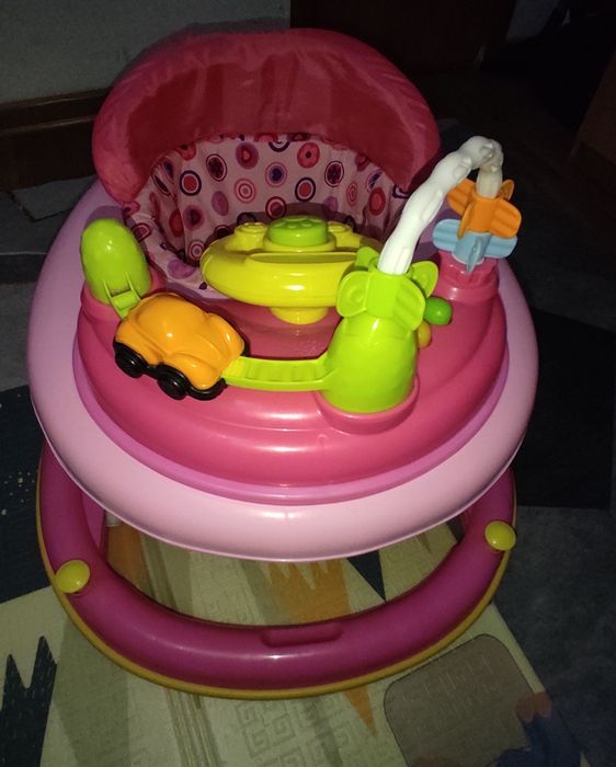 Ходунок розовый состояние как на фото