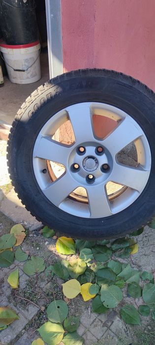 Джанти със зимни гуми за шкода