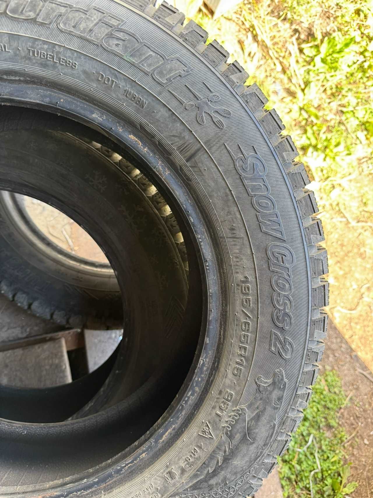 195/65R15 Зимние шины Cordiant и Tunga идеал состояние