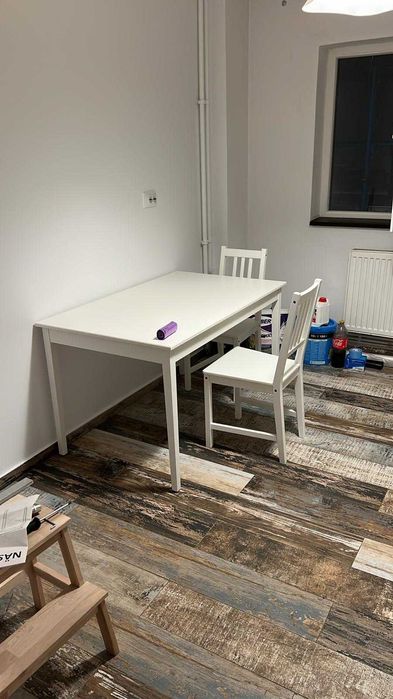 Vand masa bucatarie IKEA Nasinge alba, 130 pe 90cm