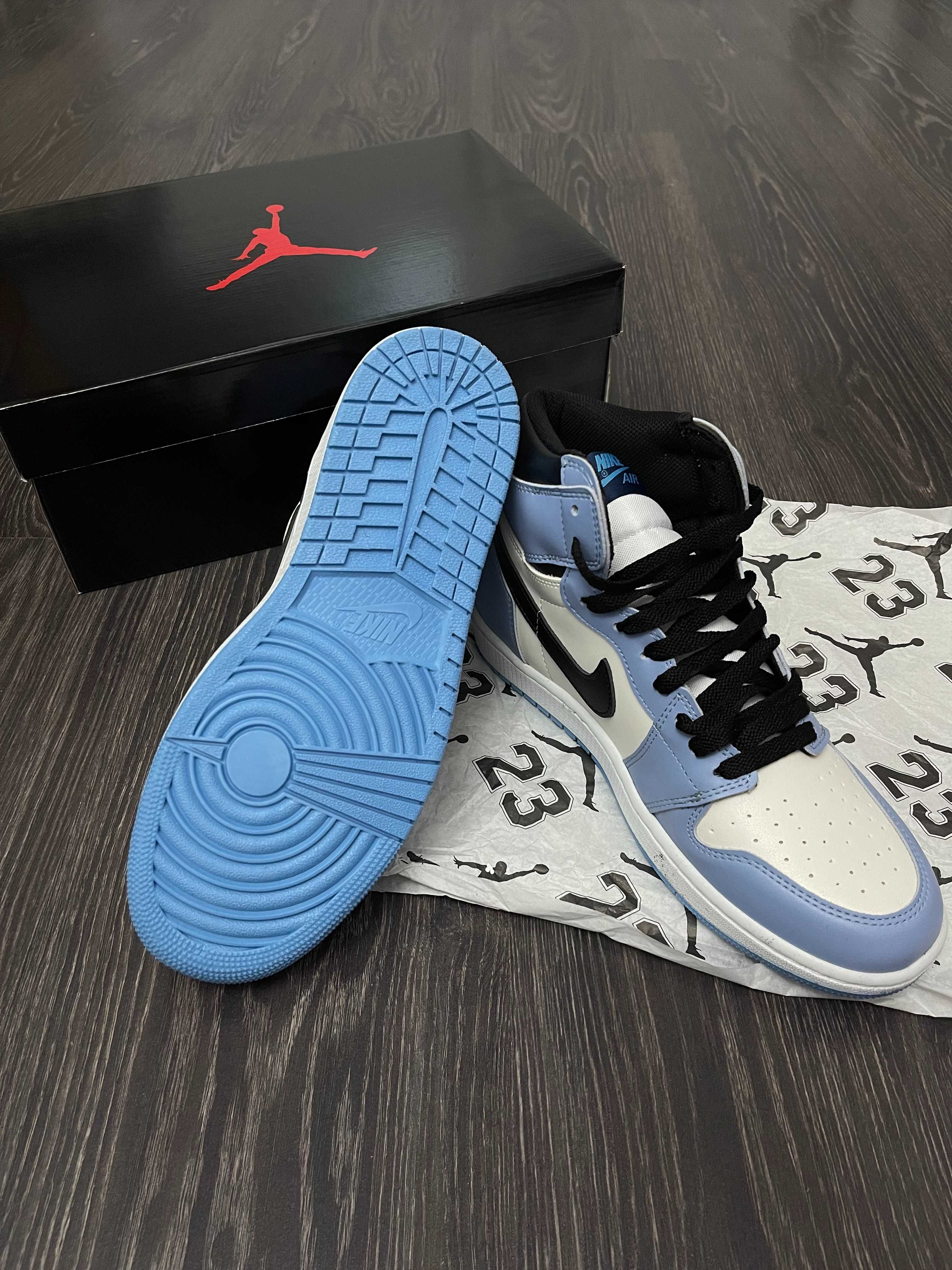 Adidasi NIKE Air JORDAN 1 OG - University Blue l Produs NOU cu Cutie