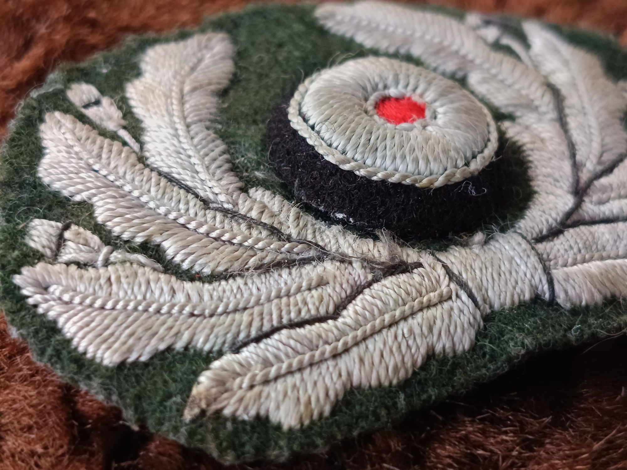 Emblema cascheta ofițer german/ Herr /Wehrmacht WW2