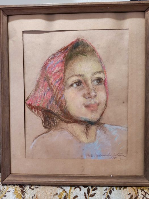 Tablou Vera Veslovschi Nitescu - pastel pe hartie