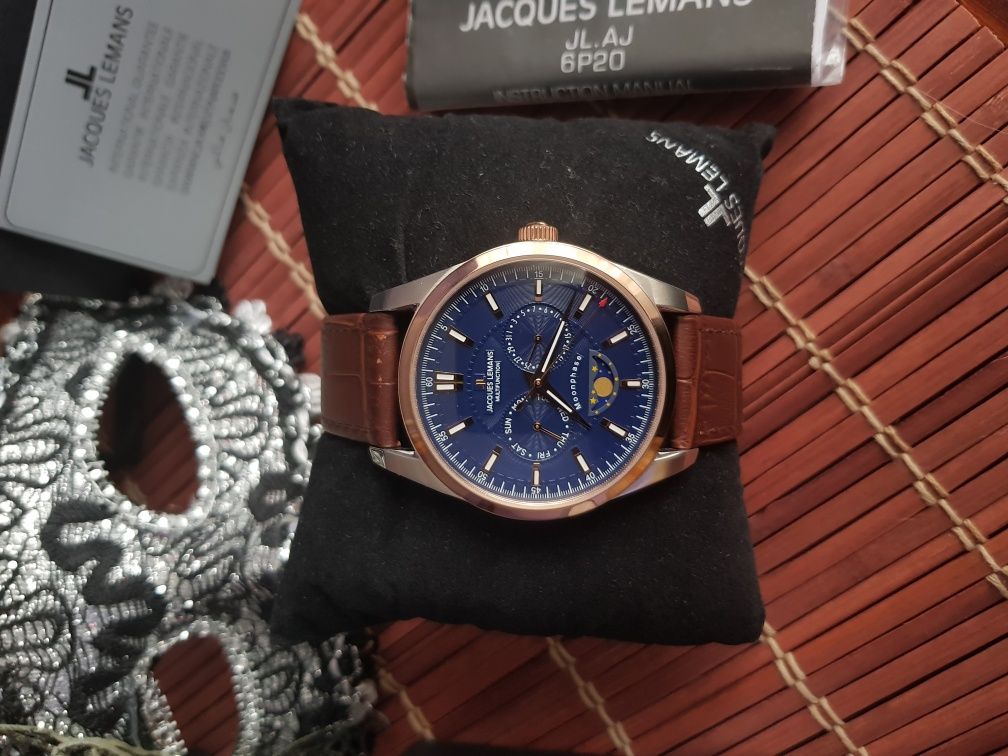 Jacques Lemans Liverpool Moonphase chronograph  fossil fs4656