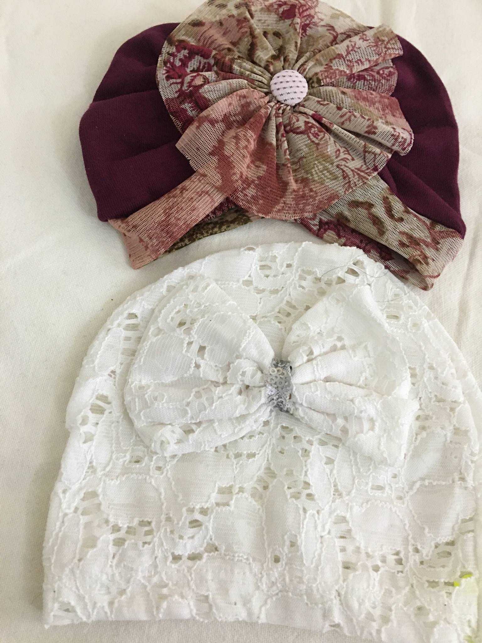 Set caciulita si turban nou nascut