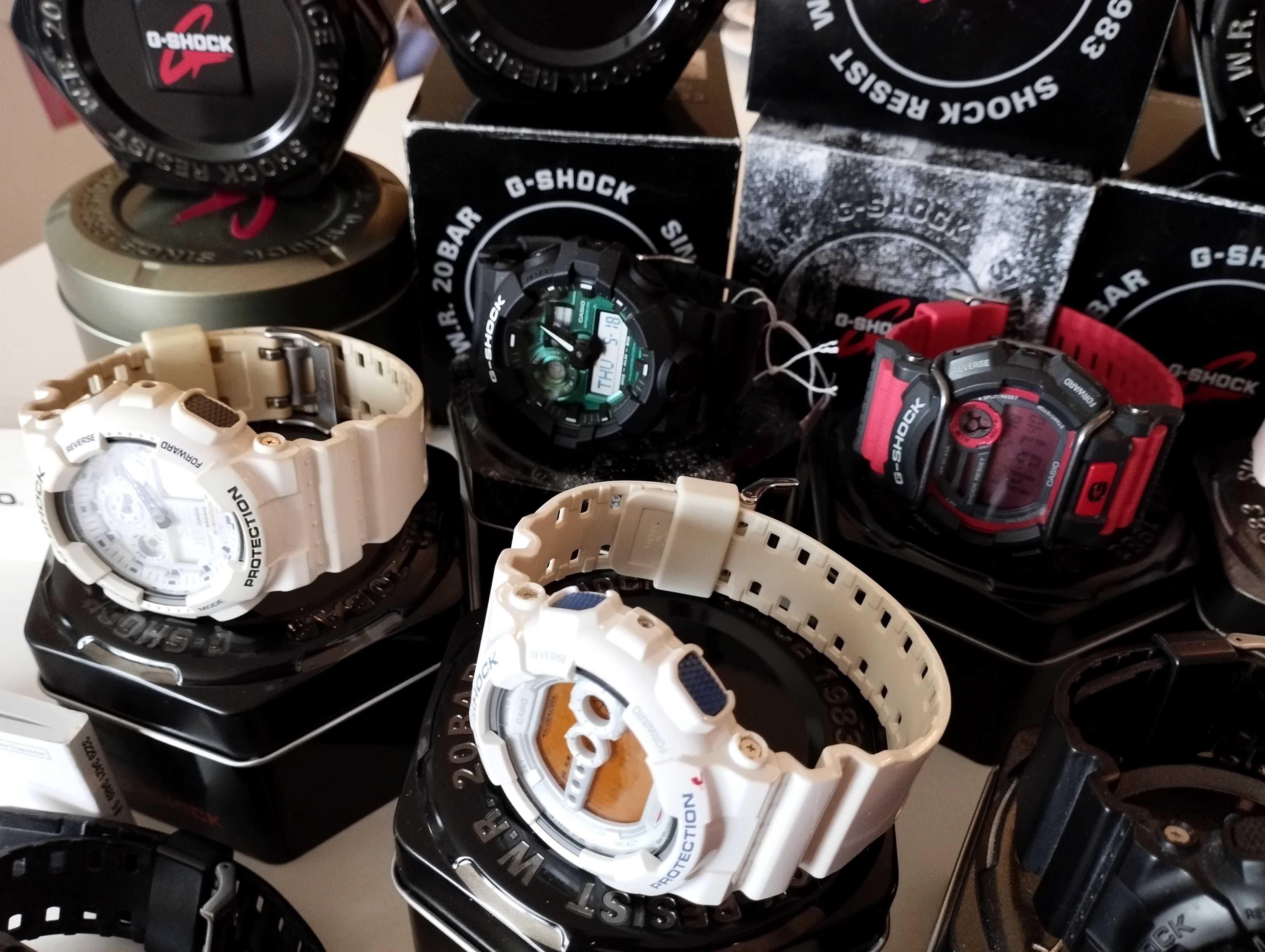 колекция 8 бр. CASIO G-SHOCK нови и употребявани