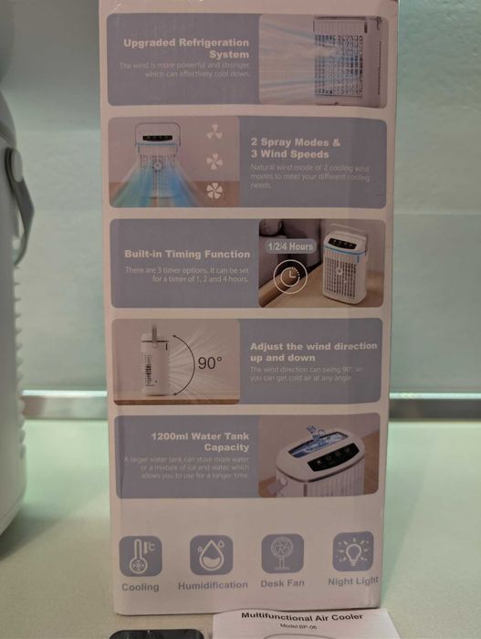 Aparat de aer conditionat si umidificator portabil