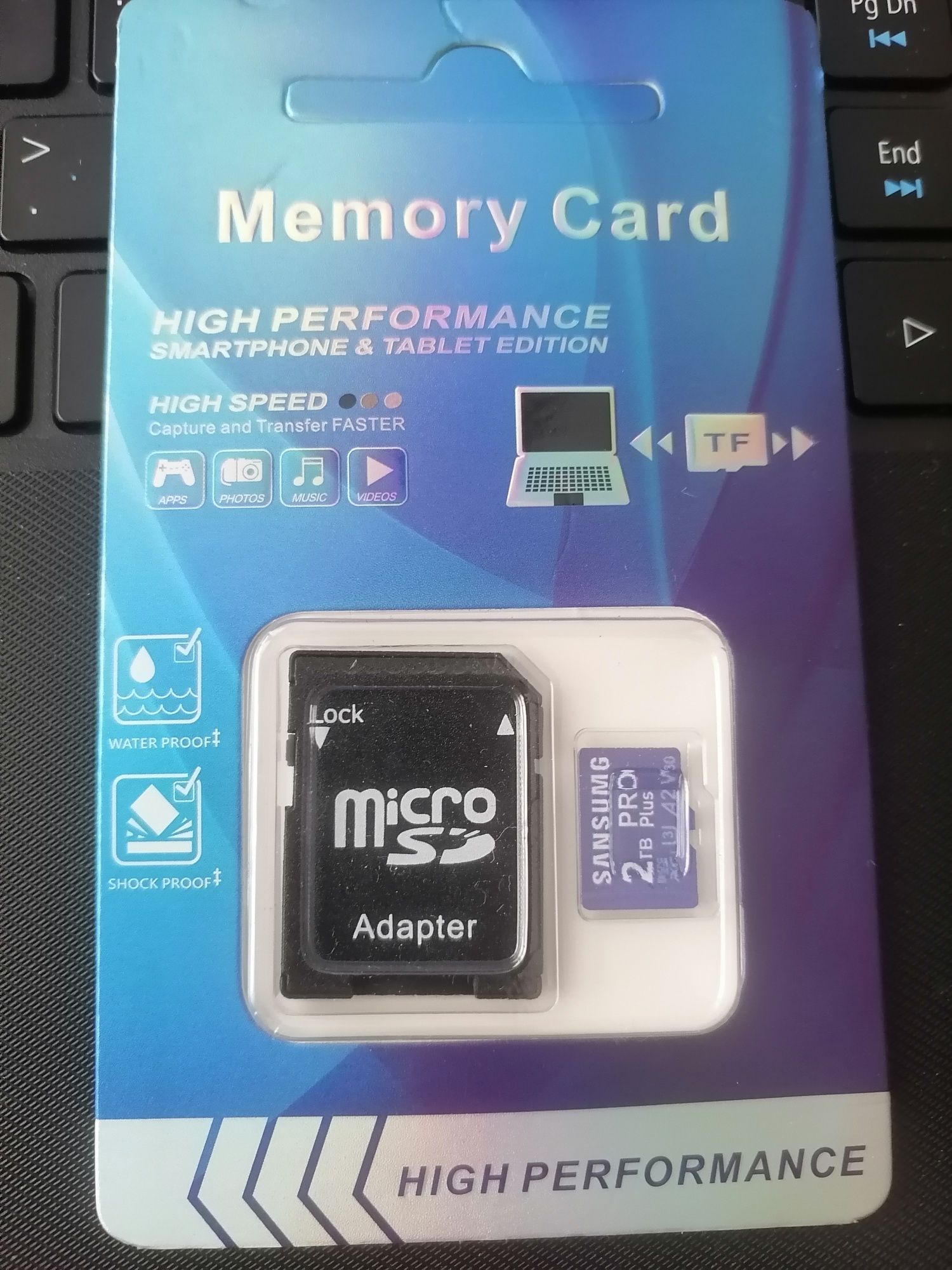 Memory card 2 TB, foarte performant