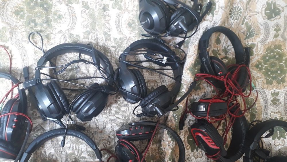Геймърски  слушалки 28бр неработещи