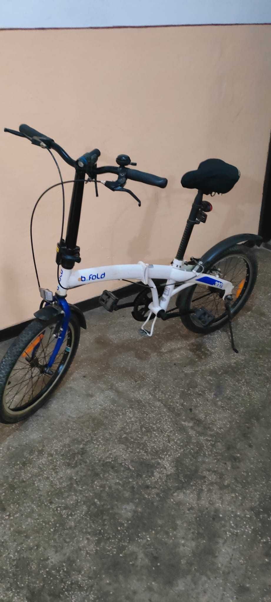 Bicicletă B-Fold 300 Pliabilă Cu Accesorii