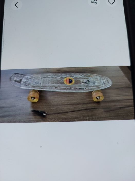 Skateboard cu lumini