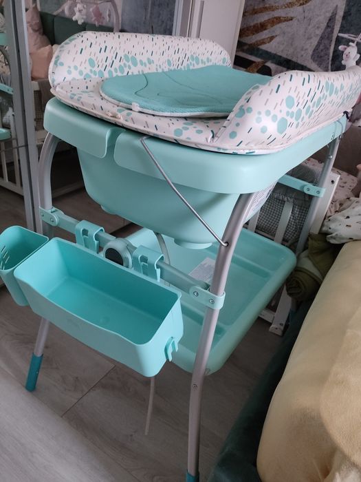 Cadita cu masa de infasat Chicco, Ocean, 0luni+