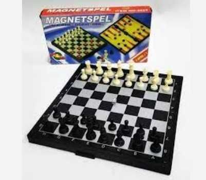 Шахматы магнитные 3в1 (шахматы, шашки, нарды)