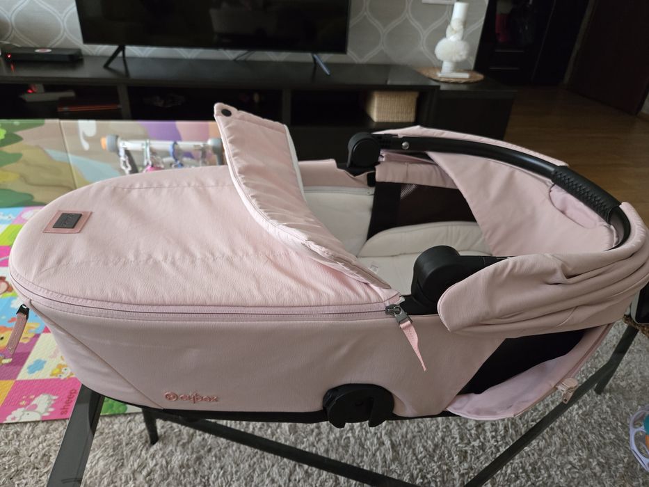 Landou pentru carucior Cybex Platinum Lux Mios 3.0 Peach Pink