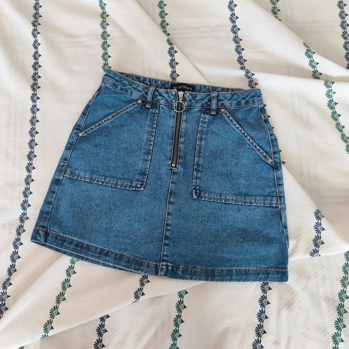 Къса дънкова пола Terranova