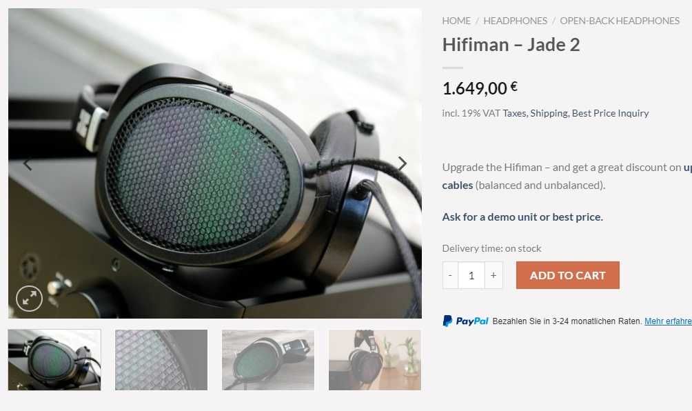 Hifiman Jade 2 - Casti electrostatice