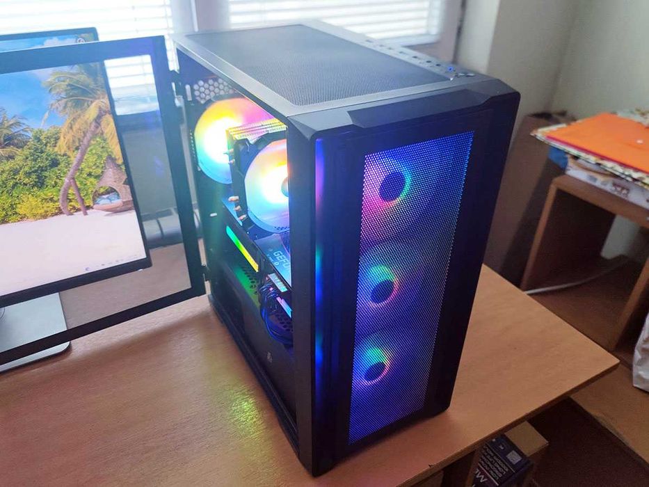 Геймърски компютър, Evga 3070, Ryzen 5600X, 32gb Ram, 1tb Nvme ssd