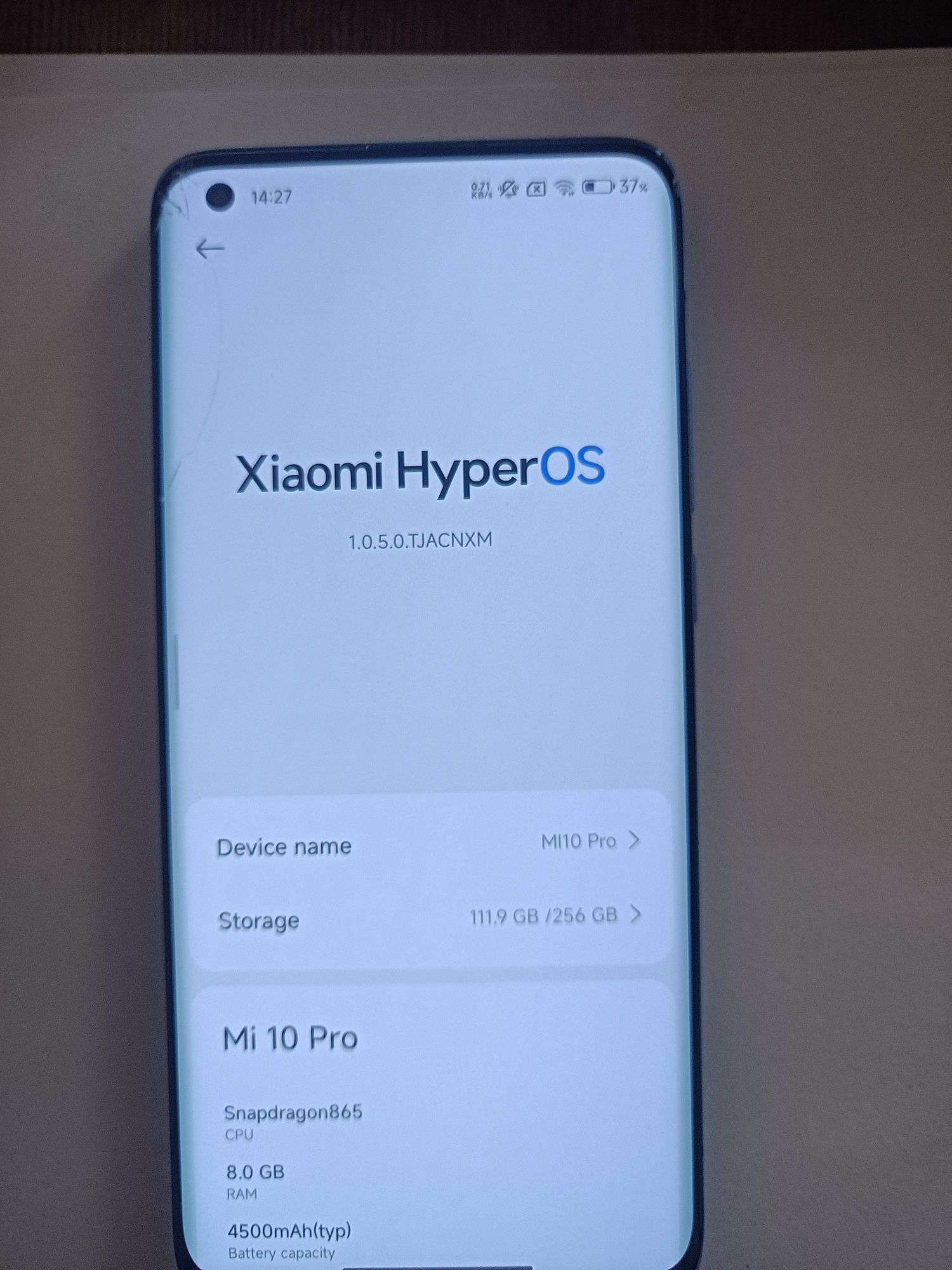 Xiaomi 10 pro 256Gb imei oʼtgan