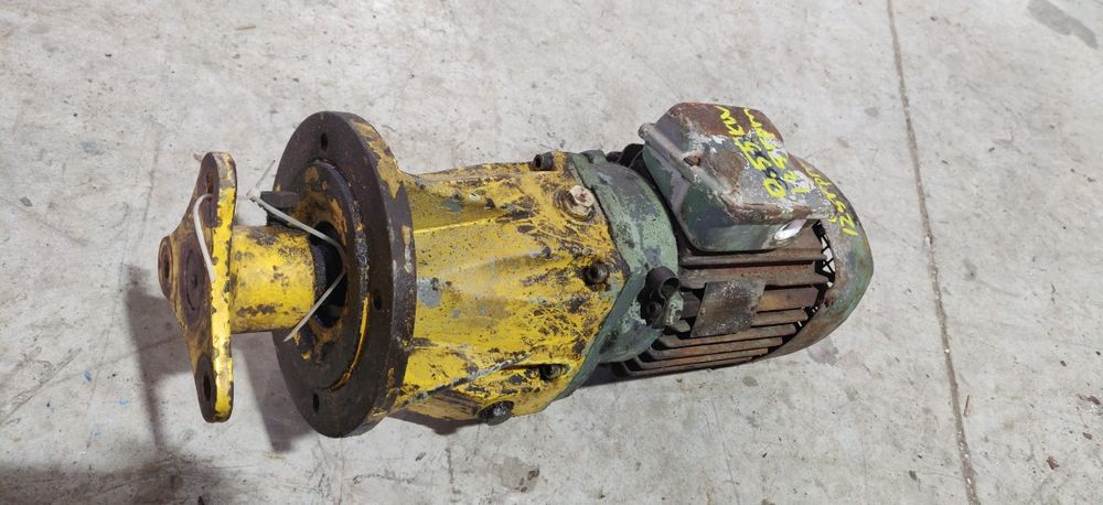 Motor electric trifazat cu reductor, 0.55kW, 125rpm