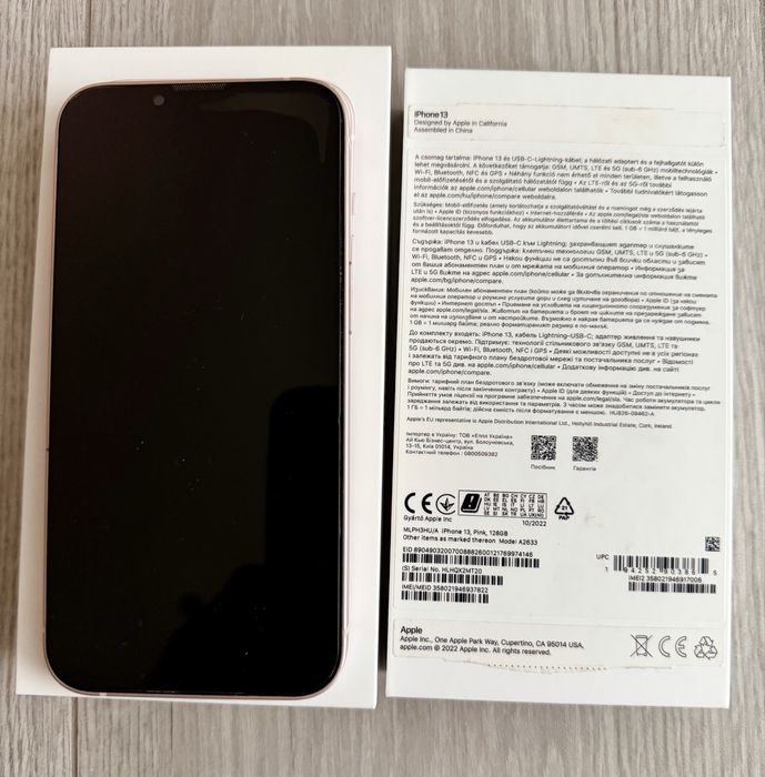 iPhone 13, 128GB, pink