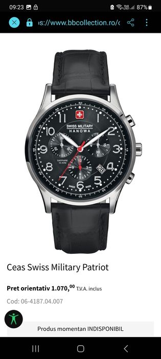 Menaj Swiss Military Patriot