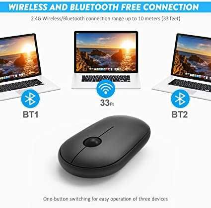 Mouse Wireless si Bluetooth 3 in 1