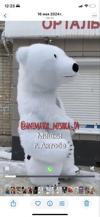 Аниматор мишка 6000